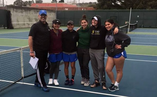 Women's Tennis Holds Off American River to Remain Undefeated