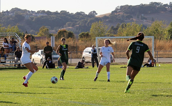 Women's Soccer Downs Napa Valley